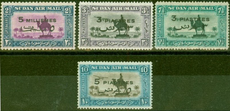 Sudan 1938 Set of 4 SG74-77 Fine Very Lightly Mtd Mint (1)