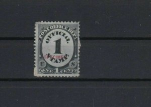 united states specimen special printing 1875 post office  stamp ref r9991