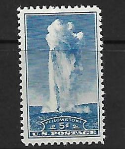 US 744 MNH YELLOWSTONE