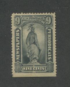 1875 United States Newspaper & Periodical Stamp #PR14 Mint Hinged Original Gum 