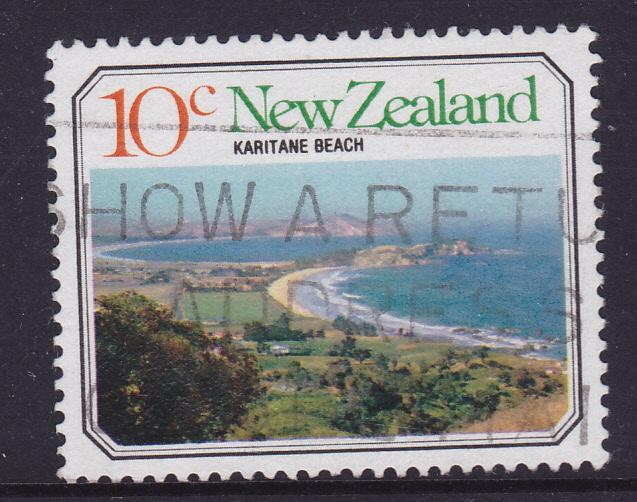 New Zealand 1977 Karitane Beach -  10c used 