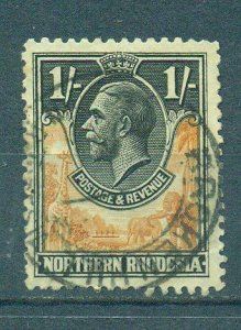 Northern Rhodesia sc# 10 used cat value $2.25