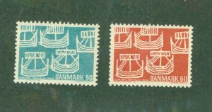 DENMARK 454-55 MH BIN $1.75 