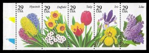 PCBstamps  US #2760/2764a Bk Pane $1.60(5x32c)Garden Flowers, MNH, (12)