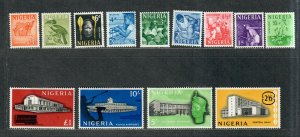 Nigeria Sc#101-113 M/H/VF, Cv. $29.95