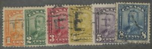 Canada #149-154 Used Single (King)