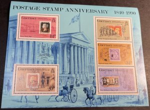 GUERNSEY # 430a-MINT NEVER/HINGED--SOUVENIR SHEET--1990