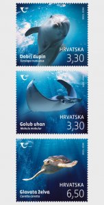 2021 Croatia Fauna (3) (Scott NA) MNH
