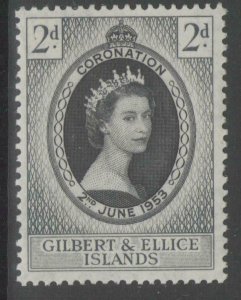 GILBERT & ELLICE IS. SG63 1953 CORONATION MNH