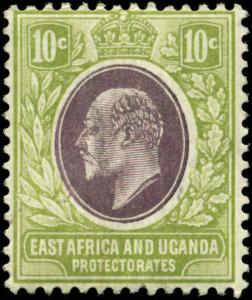 East Africa & Uganda Protectorates Scott #34 Mint