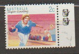 Australia SG 1170a FU  perf 13 1/2 - right margin with 2 ...