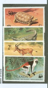 Uganda #176-180 Mint (NH) Single (Complete Set)