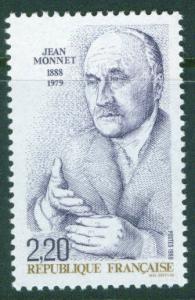 FRANCE Scott 2111 Yvert 2533 MNH** Jean Monnet 1988 Stamp