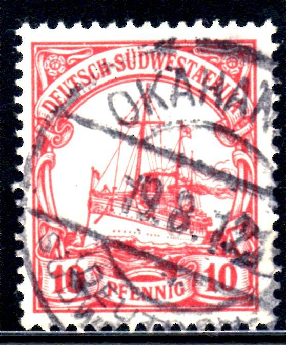 German South-West Africa (DSWA) #28, Okahandja 1912 CDS