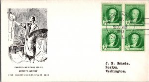 United States, Rhode Island, United States First Day Cover, Famous Americans,...