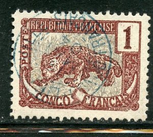 French Congo # 35, Used. CV $ .80