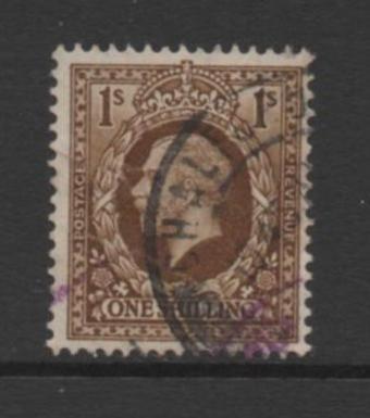 Great Britain  Scott # 220   used  single