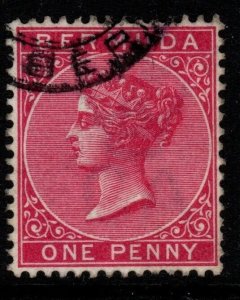 BERMUDA SG23 1883 1d ROSE-RED USED