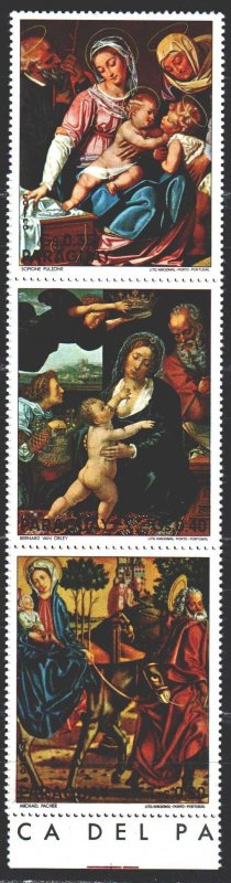 Paraguay. 1975. 2624-31. Christmas religious painting. MNH.