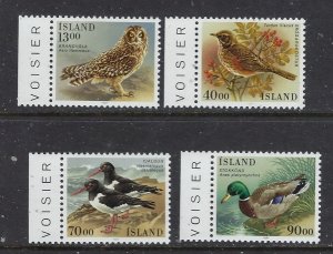 Iceland 642-45 MNH 1987 Birds (ap6452)