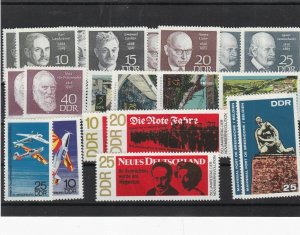 German Democratic Republic mint never hinged stamps Ref 13782