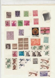 India Stamps on Page  Ref 33190