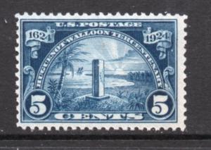 Scott # 616 unused single  MNH  Orignal GUM