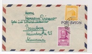 D029936 Venezuela Airmail Cover Germany - Simon Rodriguez 1954 Sc. C579