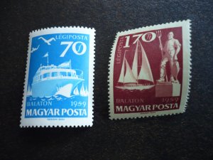 Stamps - Hungary - Scott# C203, C205 - Mint Hinged Part Set of 2 Stamps