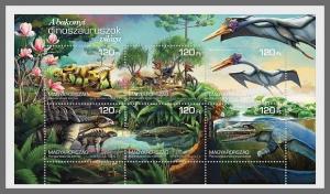 H01 Ungarn 2018 Bakony Dinosaurier Dinosaurs MNH Postfrisch