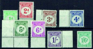 GILBERT & ELLICE IS. Postage Due: 1940 Complete set of eight - 42261