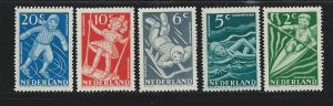 NETHERLANDS SC# B189-93 F-VF LH 1948