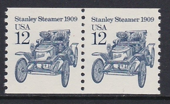 2132 Stanley Steamer Coil Pair MNH