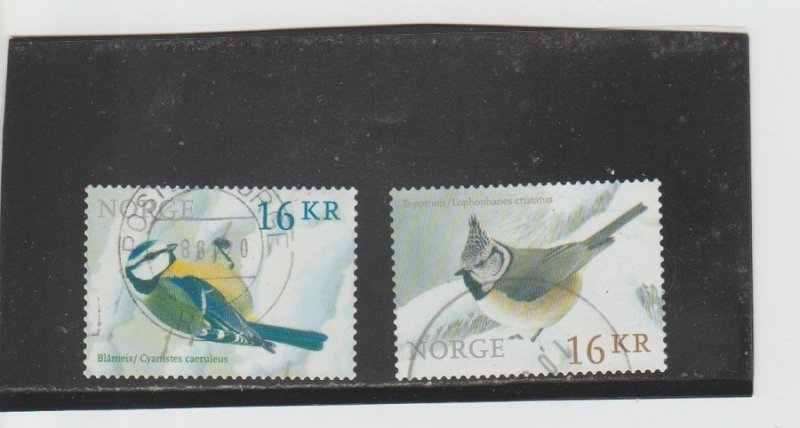 Norway  Scott#  1757-8  Used  (2015 Birds)