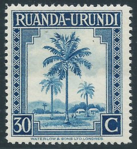 Ruanda-Urundi, Sc #73, 30c MH