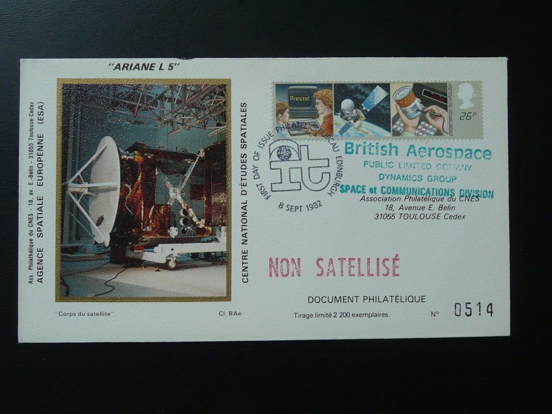 space cover Ariane L5 British Aerospace Great Britain 1982