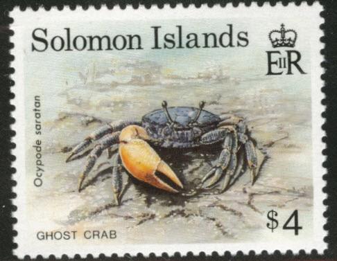 British Solomon Islands Scott 746 MNH** 1993 4$ Crab stamp