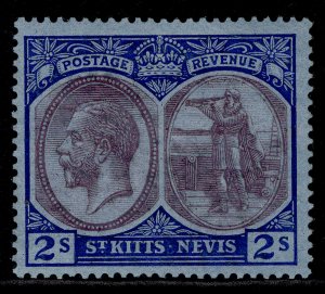 ST KITTS-NEVIS GV SG47, 2s purple & blue/blue, M MINT. Cat £16.