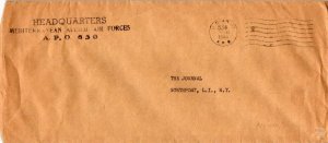 United States A.P.O.'s Official Free Mail 1944 U.S. Army, A.P.O. 534 Algiers,...