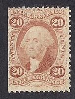 #R42C 20 cents Inland Exchange Revenue Stamp unused NG F