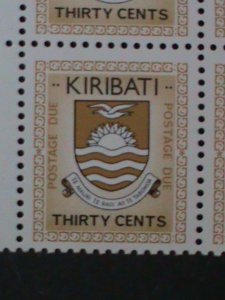 ​KIRIBATI 1981-SC# J3-POSTAGE DUE STAMPS-IPAIRS MNH-LAST ONE-VERY FINE