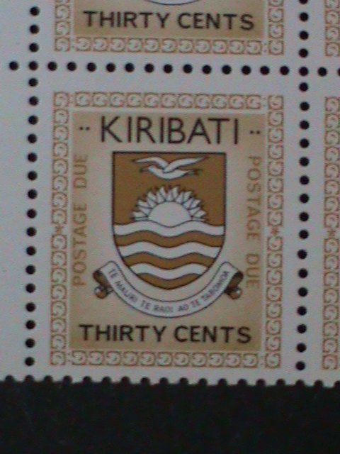 ​KIRIBATI 1981-SC# J3-POSTAGE DUE STAMPS-IPAIRS MNH-LAST ONE-VERY FINE