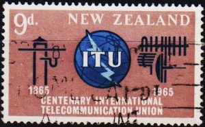 New Zealand. 1965 9d S.G.828 Fine Used