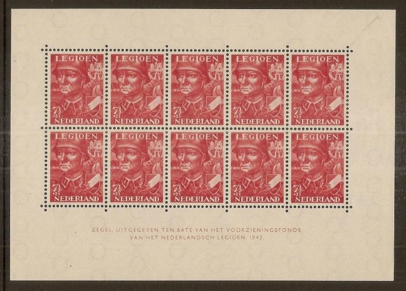 Netherlands 1942 Legion Min.Sheets MNH (ref0470)