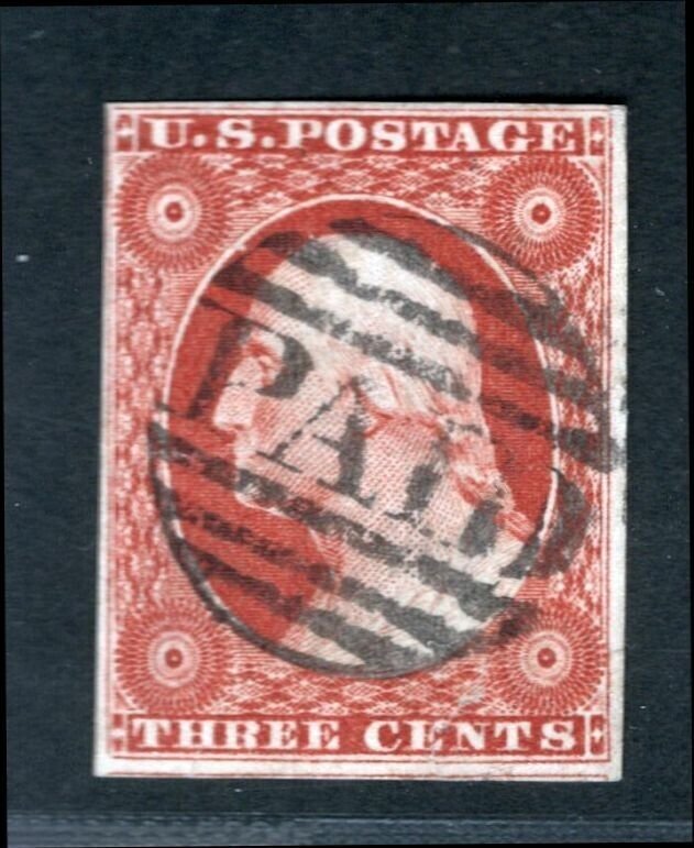 SCOTT #10A - USED - Paid Cancel - VF     (LB 7/10/23)