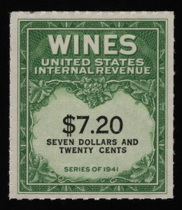 #RE160 $7.20 Wines, Mint NGAI NH [2] **ANY 5=FREE SHIPPING**