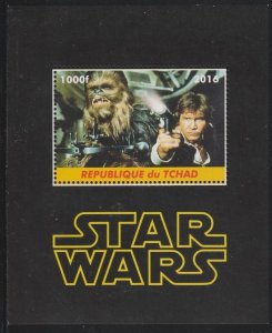 CHAD - 2016 - Star Wars - Perf Souv Sheet - Mint Never Hinged - Private Issue