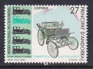 Andorra Spanish 221 Cars MNH VF