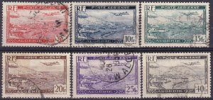 Algeria #C1-4, C5-6 F-VF Used  (Z4024)