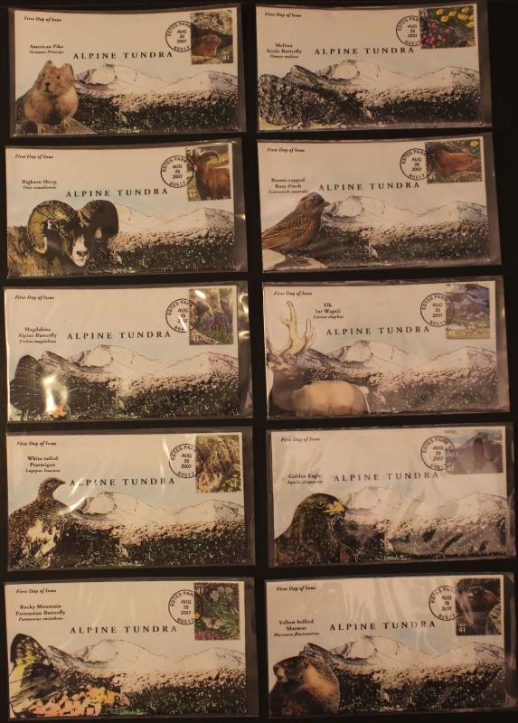 #4198 Alpine Tundra Anagram FDC Set